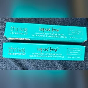 2 New Tubes Of Thrive Causemetics Liquid Brow Lock 24Hr Eyebrow Gel